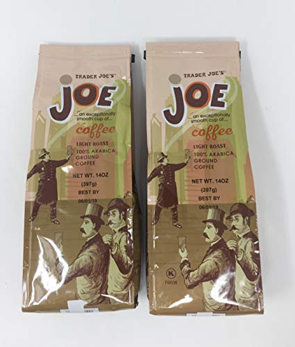 Trader Joe's Jo Light Roast Ground Coffee 14 oz (2 Pack)