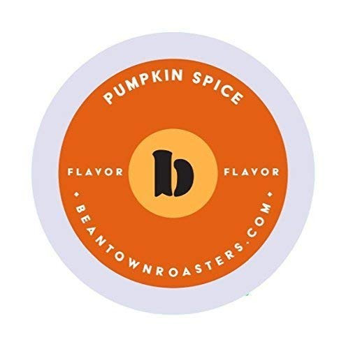 50 Count Pumpkin Spice Flavored Coffee Beantown Roasters, Single-serve Coffee for Keurig K-cup Brewers