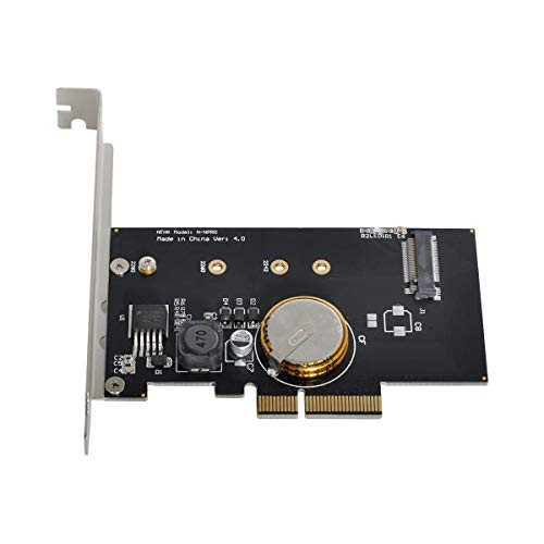 CY NVME PCIe Adapter, M.2 PCIe NVMe SSD M Key to PCI Express 3.0 x4 Expansion Card with PCI Bracket M.2 NGFF NVME M Key SSD Converter