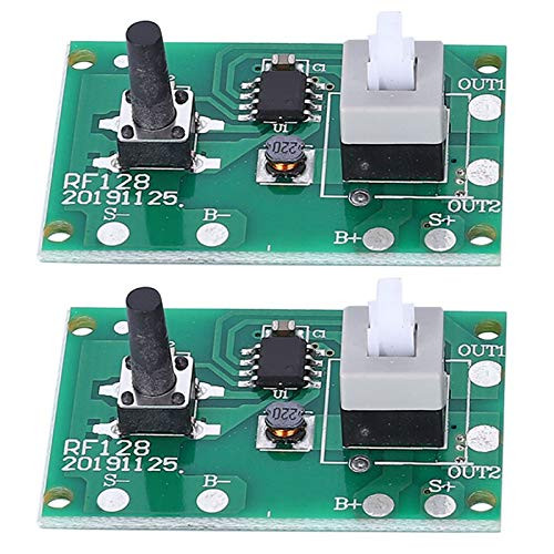 Circuit Board, Solar Lamp Panel, 2Pcs Solar Lamp String Controller Module, Circuit Board with 8 Kinds Light Mode and Switch 1.2V, with Stable Performance, Over-charge