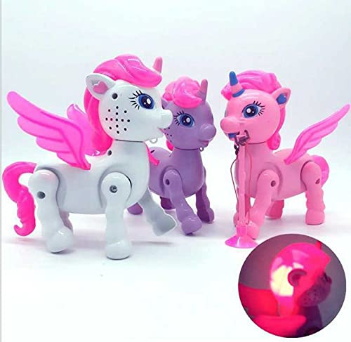 Unicorn Toy - Remote Control Robot Pet Toy, Interactive Hand Motion Gestures, Walking, and Dancing Robot Unicorn Toy for Girls Ages 3 plus