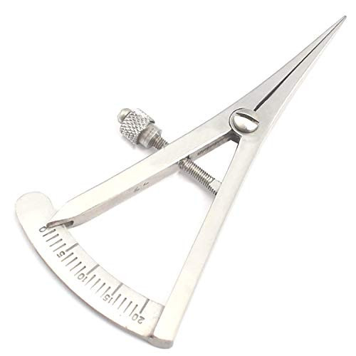 DDP CASTROVIEJO CALIPER 3.25" MEASURING  and  MARKING GRADUATED 0-20MM STRAIGHT