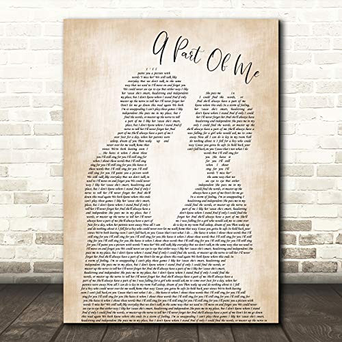 A Part of Me Man Lady Bride Groom Wedding Song Lyric Quote Music Print A Part of Me Man Lady Bride Groom Wedding Song Lyric Quote Music Print