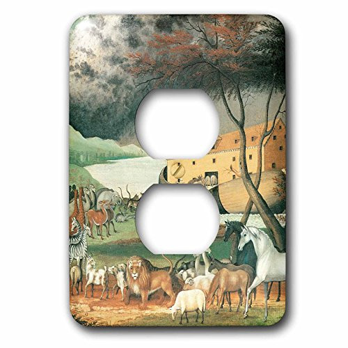 3dRose LLC lsp_155750_6 Noahs Ark Vintage- Religion- Spirituality- Animals 2 Plug Outlet Cover
