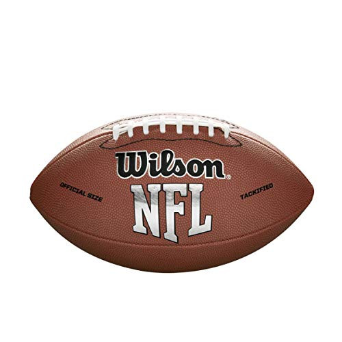 Wilson NFL MVP Official Football - Brown Version , Official -Age 14 plus-