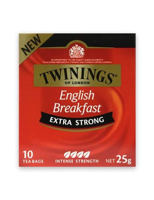 Twinings Extra Strong English Breakfast Tea Bags 10 Pack