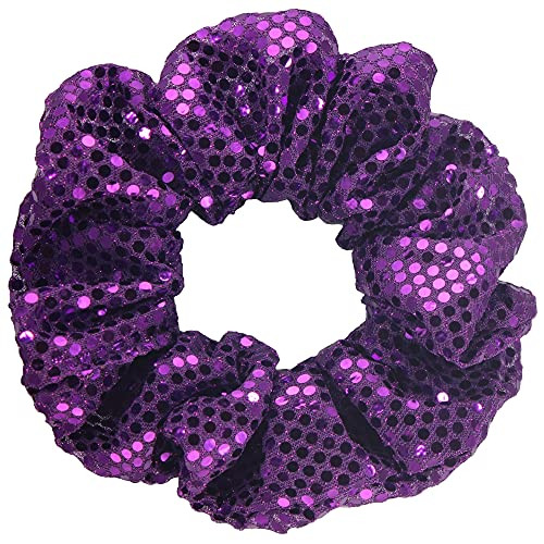 Customizable Metallic Sequin Scrunchies Ponytail Holders Scrunchie King Made in USA