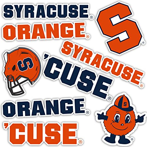 Syracuse University SU Cuse Orange Sticker Vinyl Decal Laptop Water Bottle Car Scrapbook -Sheet - Type 2-