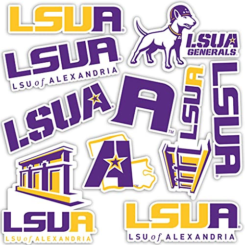 Louisiana State University Alexandria Sticker Vinyl Decal Laptop Water Bottle Car Scrapbook -Sheet - Type 2-