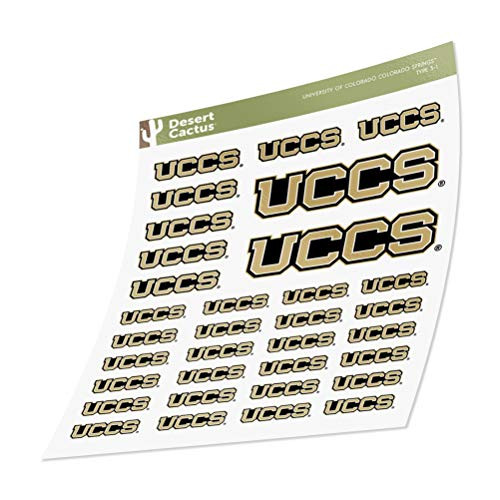 University of Colorado Colorado Springs Sticker Vinyl Decal Laptop Water Bottle Car Scrapbook -Sheet Type 3-