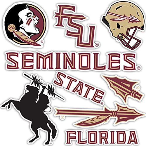 Florida State University Sticker Vinyl Decal Laptop Water Bottle Car Scrapbook -Sheet - Type 2-