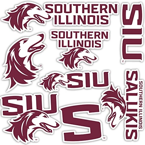 Southern Illinois University SIU Salukis Sticker Vinyl Decal Laptop Water Bottle Car Scrapbook -Sheet - Type 2-