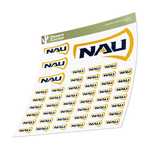 Northern Arizona University NAU Lumberjacks Sticker Vinyl Decal Laptop Water Bottle Car Scrapbook -Sheet - Type 3-
