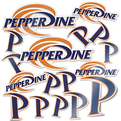 Pepperdine University Sticker Vinyl Decal Laptop Water Bottle Car Scrapbook -Type 1 Sheet-