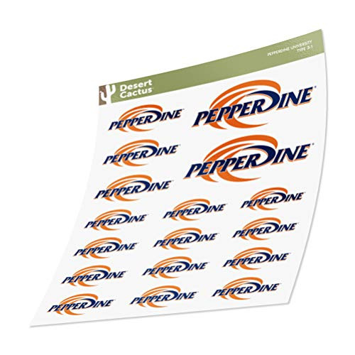 Pepperdine University Sticker Vinyl Decal Laptop Water Bottle Car Scrapbook -Sheet Type 3-