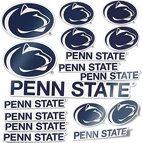 Penn State University Sticker Vinyl Decal Laptop Water Bottle Car Scrapbook -Type 1 Sheet-