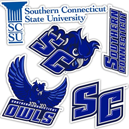 Southern Connecticut State University Sticker Vinyl Decal Laptop Water Bottle Car Scrapbook -Type 2 Sheet-