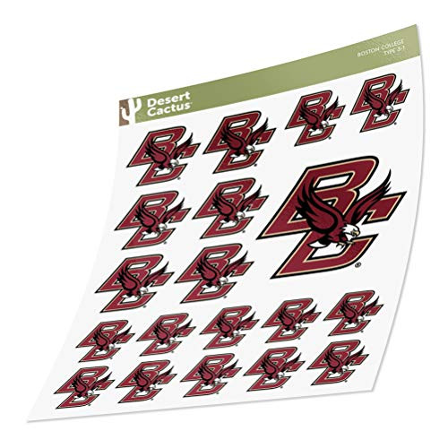 Boston College Eagles BC Sticker Vinyl Decal Laptop Water Bottle Car Scrapbook -Sheet Type 3-