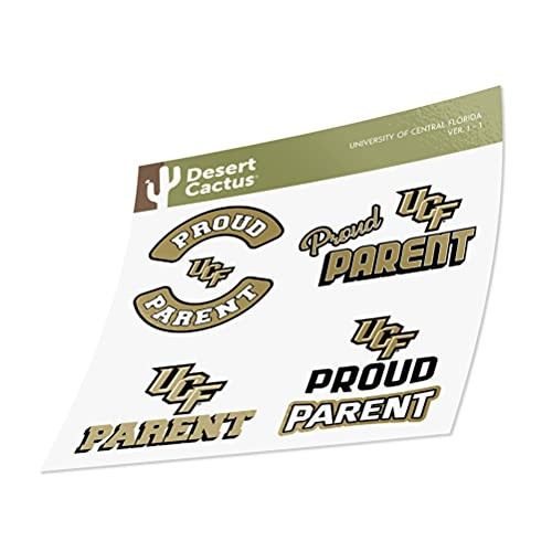 University of Central Florida Knights UCF Sticker Vinyl Decal Laptop Water Bottle Car Scrapbook -Proud Parent Sheet-