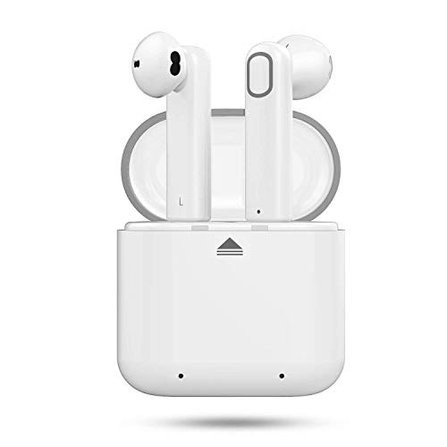 Wireless Earbuds Bluetooth Headphones Stereo Bluetooth Earbud Wireless Earphones Mini in-Ear Headphones Sweatproof Sport Earbud Noise Cancel Mic Charging Case (White) Wireless Earbuds Bluetooth Headphones Stereo Bluetooth Earbud Wireless Earphones Mini in-Ear Headphones Sweatproof Sport Earbud Noise Cancel Mic Charging Case (White)