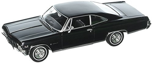Welly Collection 1:24 1965 Chevrolet Impala SS 396 Hardtop Diecast Model Car, Black Welly Collection 1:24 1965 Chevrolet Impala SS 396 Hardtop Diecast Model Car, Black