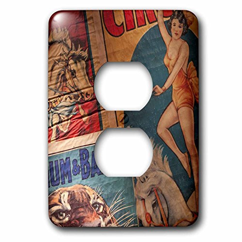 3dRose LLC lsp_89299_6 Florida, Sarasota, Ringling Museum, Circus Museum Us10 Wbi0587 Walter Bibikow 2 Plug Outlet Cover