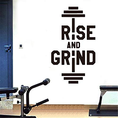 Summerjokes Funny Inspirational Wall Stickers Decals, Gym Vinyl Wall Sticker Decals, Classroom Office Study Dormitory Gym Exercise Room School Family Living Room Kitchen Art Wall Decoration