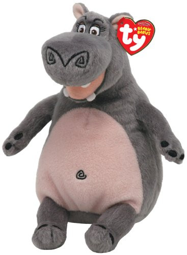 TY Beanie Baby Madagascar - Gloria-Hippo