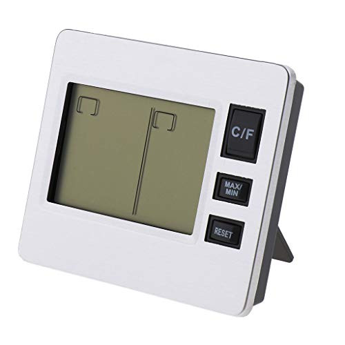 FAKEME Weather Station Thermometer Hygrometer Sensor LCD Display Forecast Digital Alarm Clock - H301H