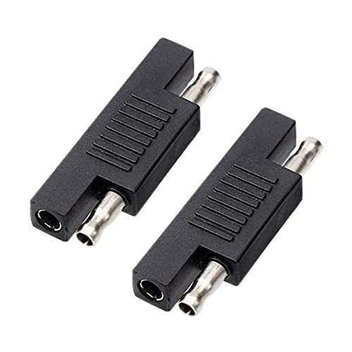 Smarkey Solar SAE Gender Polarity Reverse Adapter Connectors for SAE to SAE Quick Disconnect Extension Cable, Solar Panel Battery Power Charger and Plug Connector Battery maintainer-2 Pack-