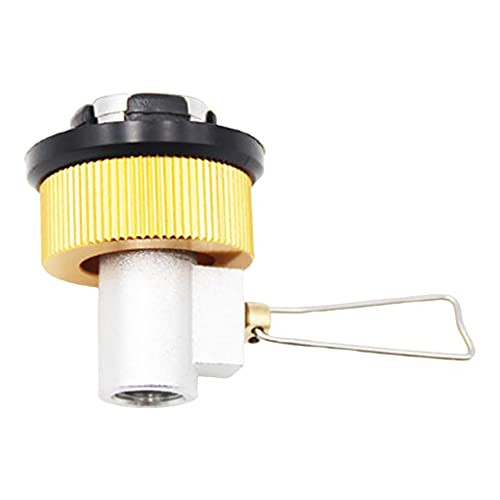 YIJU Brass Canister Gas Refill Adapter Stove Conversion Nozzle Convertor Adaptor