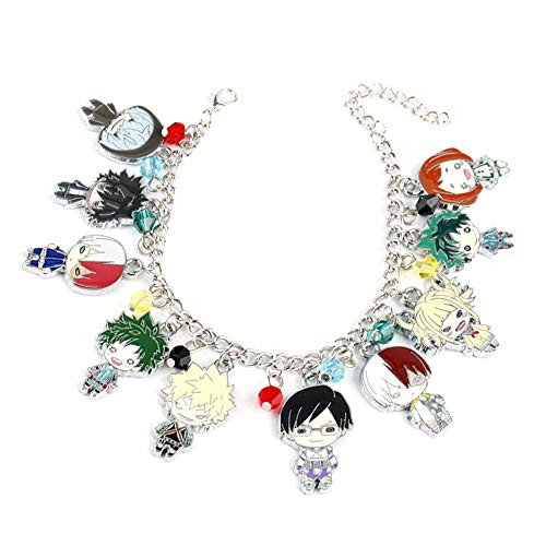 Mochun My Hero Academia Bracelet Anime Cartoon Boku No Hero Academia MHA Jewelry Cosplay Bracelet for Girls Boys