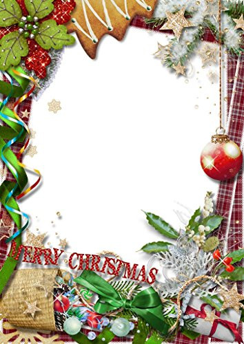 Merry Christmas Stars  and  Decorations Stationery Printer Paper 26 Sheets