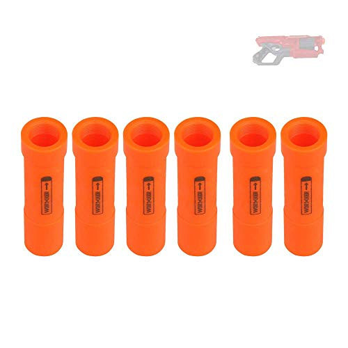WORKER 6PCS Mega to Elite Darts Adaptor for Nerf N-Strike Elite Mega CycloneShock Blaster Toy
