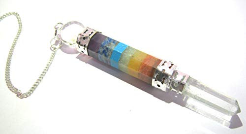 CRYSTALMIRACLE Excellent Chakra Clear Quartz DOWSING Pendulum Wand Crystal Healing Reiki FENG Shui Gift Positive Energy Wellness Meditation Peace Health Prosperity Spiritual Wisdom Metaphysical CRYSTALMIRACLE Excellent Chakra Clear Quartz DOWSING Pendulum Wand Crystal Healing Reiki FENG Shui Gift Positive Energy Wellness Meditation Peace Health Prosperity Spiritual Wisdom Metaphysical