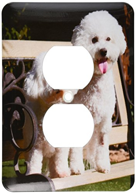 3dRose lsp_88774_6 Two Bishon Frise Dog Us05 Zmu0060 Zandria Muench Beraldo 2 Plug Outlet Cover 3dRose lsp_88774_6 Two Bishon Frise Dog Us05 Zmu0060 Zandria Muench Beraldo 2 Plug Outlet Cover