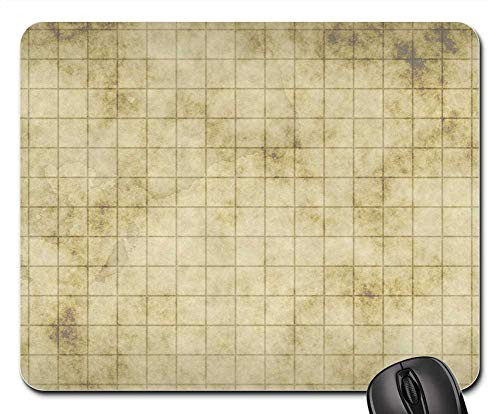 Mouse Pad - Paper Grid Parchment Frame Worn File File Units