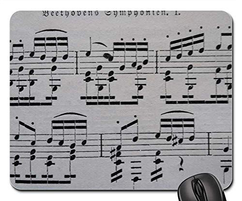 Mouse Pad - Sheet Music Music Symphony Beethoven Texture