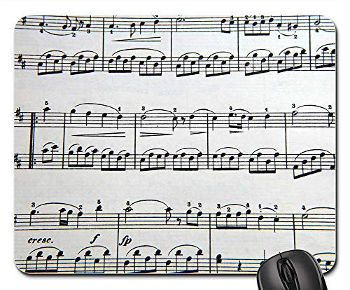 Mouse Pad - Music Clef Notenblatt Texture Sheet Music