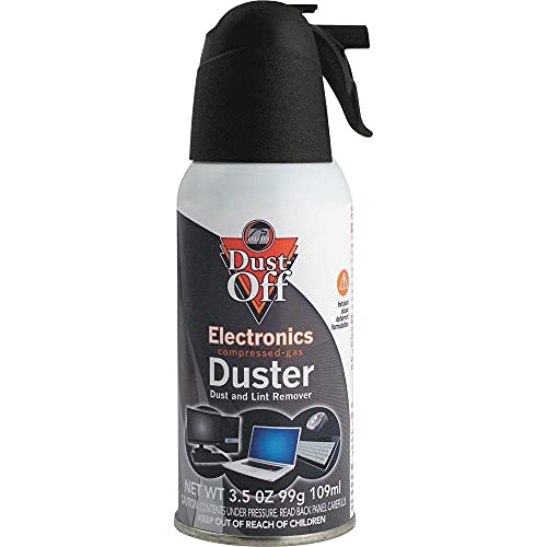 Compressed Air Duster, Dust Off, Canned Air, Disposable Cleaning Duster, 3.5 oz - 1 Can Compressed Air Duster, Dust Off, Canned Air, Disposable Cleaning Duster, 3.5 oz - 1 Can