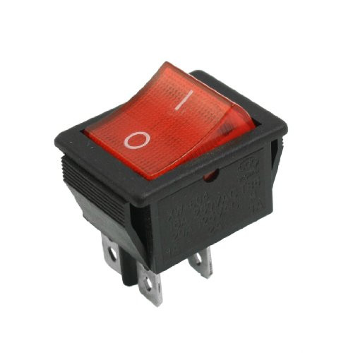 IIVVERR Car Auto Parts AC 250V 16A 125V 20A DPST ON/OFF Rocker Boat Switch -Car Auto Parts AC 250V 16A 125V 20A DPST ON/OFF Rocker Boat Switch