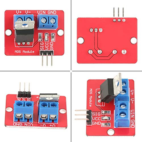 Digital Quantity Level Port 5PCS IRF520 MOSFET Driver Module PWM Output Driving Boards for LED Lamp Strip for Raspberry Pi DC Motor Driver