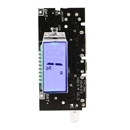 Dual USB Power Bank Module, Power Bank Board, Safe Simple Stable Convenient Power Bank for Lithium Battery Battery