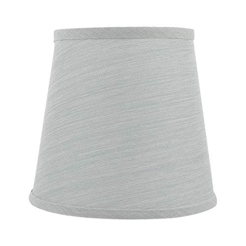 Uonlytech Fabric Lamp Shade Cloth Clip On Chandelier Lamp Shades Linen Lampshade for Table Chandelier Wall Lamp Living Room Bedroom Sky Blue