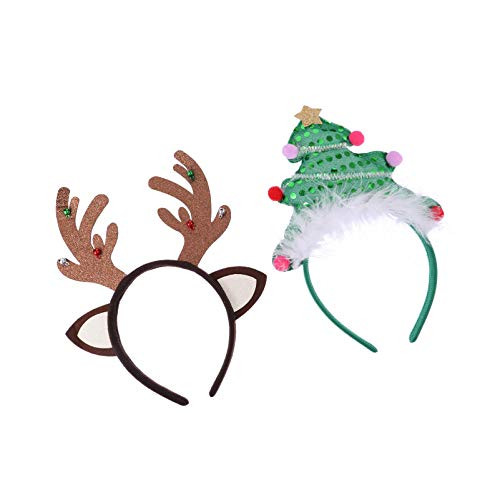 Beaupretty 2pcs Christmas Headbands Reindeer Christmas Tree Headband Hair Hoops Headdress Headwear Christmas Costume Hair Accessories Gifts Christmas Party Favor Goodie Bags Fillers Beaupretty 2pcs Christmas Headbands Reindeer Christmas Tree Headband Hair Hoops Headdress Headwear Christmas Costume Hair Accessories Gifts Christmas Party Favor Goodie Bags Fillers