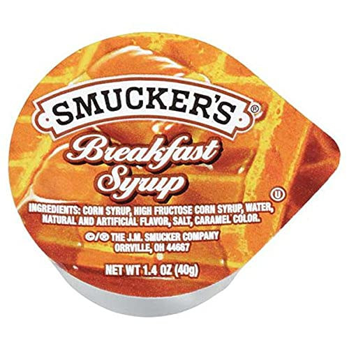 Smucker's Breakfast Syrup, 1.4 Ounce -Pack of 100-