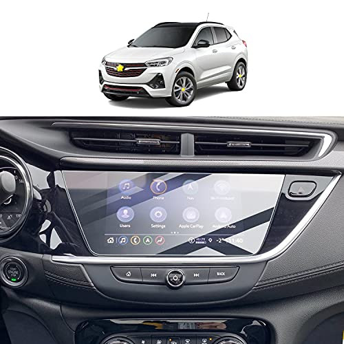 Screen Protector Film for 2020 2021 Buick Encore GX Navigator Display Anti-Explosion Tempered Glass 9H Hardness Anti Glare  and  Scratch HD Clear Touch Screen Protector Foils