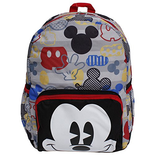 KBNL Backpack - Disney - Mickey Mouse Big Face 16" New 124625