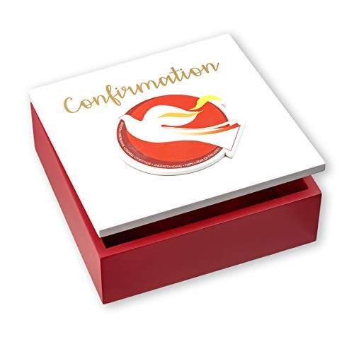 Confirmation Holy Spirit Keepsake Trinket Box, 5 1/2 Inch