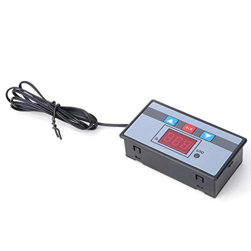 Temperature Control Switch Thermostat Control Switch High Accuracy Digital Display with Stable Performance Three Styles with Reverse Connection Protection-DC24V-